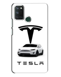 Чехол для Realme 7i с картинкой «Tesla White Style»