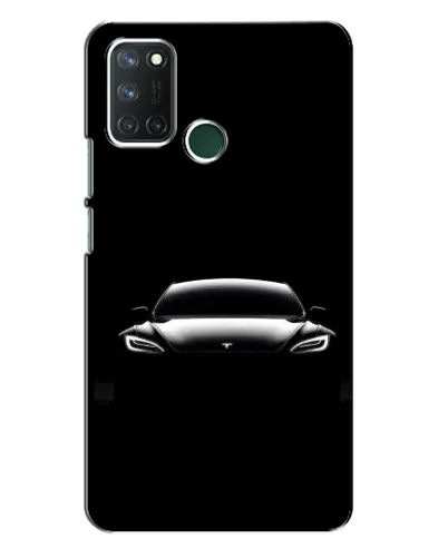 Чехол для Realme 7i с картинкой «Фары Tesla Night» Чехол для Realme 7i с картинкой «Фары Tesla Night»