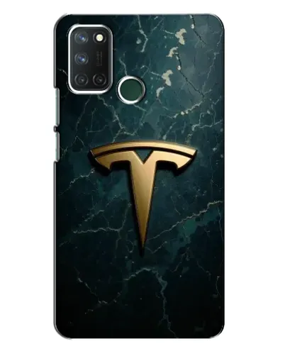 Чехол для Realme 7i с картинкой «Мраморная Tesla Gold» Чехол для Realme 7i с картинкой «Мраморная Tesla Gold»