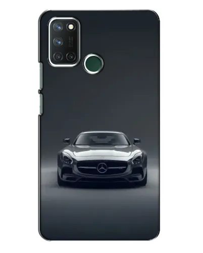 Чехол для Realme 7i с картинкой «Mercedes на черном»