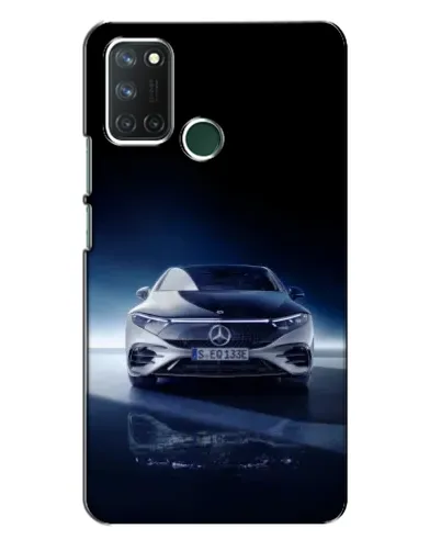 Чехол для Realme 7i с картинкой «Ночной Mercedes EQ»