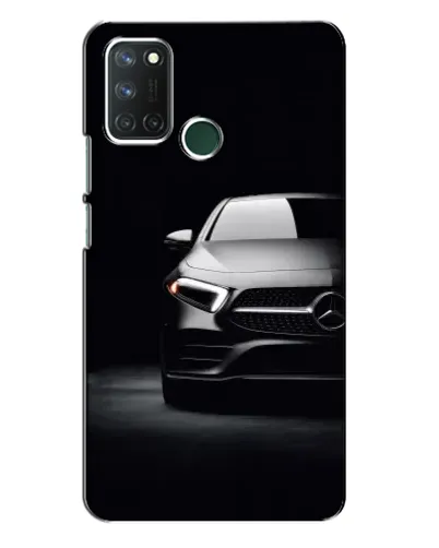 Чехол для Realme 7i с картинкой «Свет фар Mercedes»
