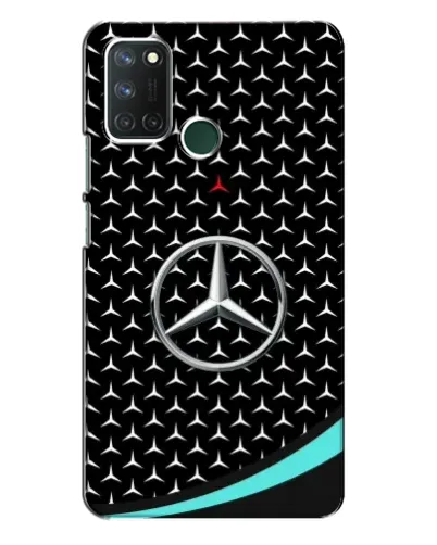 Чехол для Realme 7i с картинкой «Mercedes — бирюзовый акцент»