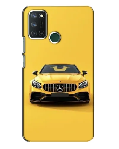 Чехол для Realme 7i с картинкой «Желтый Mercedes GT»