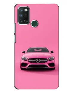 Чехол для Realme 7i с картинкой «Розовый Mercedes AMG»