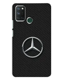 Чехол для Realme 7i с картинкой «Карбоновый Mercedes стиль»
