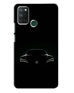 Чехол для Realme 7i с картинкой «Mercedes — силуэт авто»