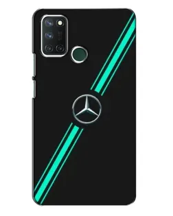 Чехол для Realme 7i с картинкой «Спортивные линии Mercedes»