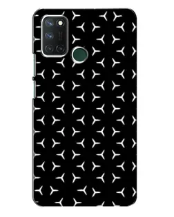 Чехол для Realme 7i с картинкой «Mercedes паттерн звезд»