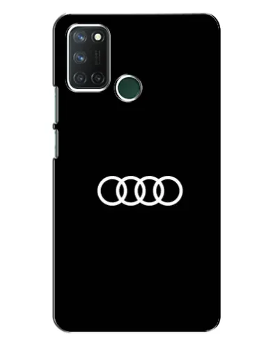 Чехол для Realme 7i с картинкой «Audi White Logo»