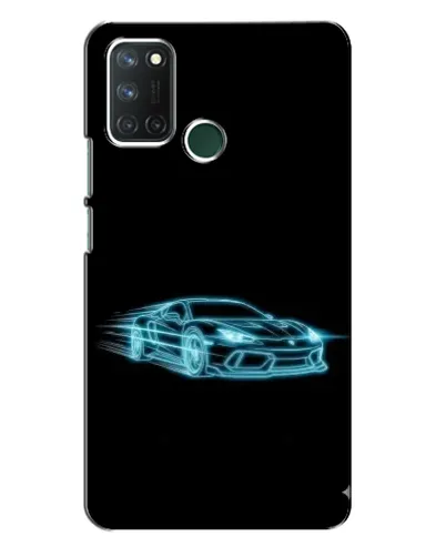 Чехол для Realme 7i с картинкой «Неоновый контур Lamborghini» Чехол для Realme 7i с картинкой «Неоновый контур Lamborghini»