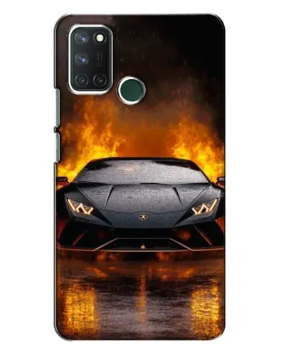 Чехол для Realme 7i с картинкой «Lamborghini в огне» Чехол для Realme 7i с картинкой «Lamborghini в огне»