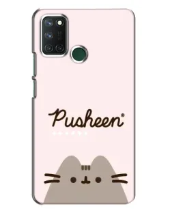 Чохол для Realme 7i з картинкою «Pusheen логотип» Чохол для Realme 7i з картинкою «Pusheen логотип»