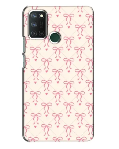 Чохол для Realme 7i з картинкою «Рожеві бантики Coquette» Чохол для Realme 7i з картинкою «Рожеві бантики Coquette»