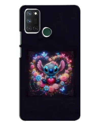 Чехол для Realme 7i с картинкой «Stitch в цветах» Чехол для Realme 7i с картинкой «Stitch в цветах»