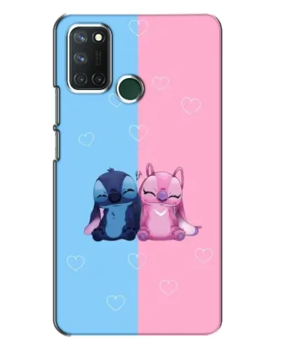 Чехол для Realme 7i с картинкой «Stitch и Angel Love» Чехол для Realme 7i с картинкой «Stitch и Angel Love»