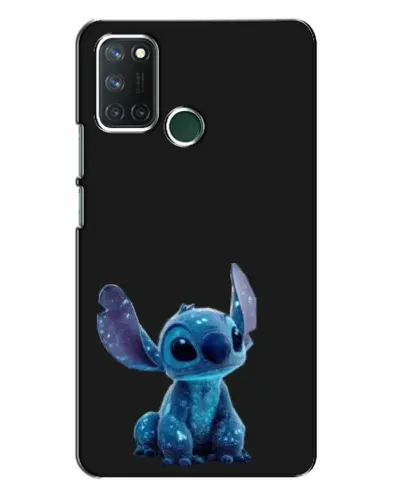 Чехол для Realme 7i с картинкой «Стич на черном» Чехол для Realme 7i с картинкой «Стич на черном»