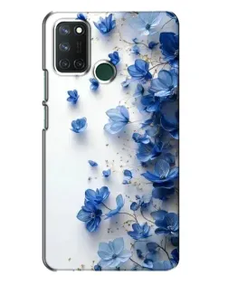 Чехол для Realme 7i с картинкой «Голубой цветочный каскад» Чехол для Realme 7i с картинкой «Голубой цветочный каскад»