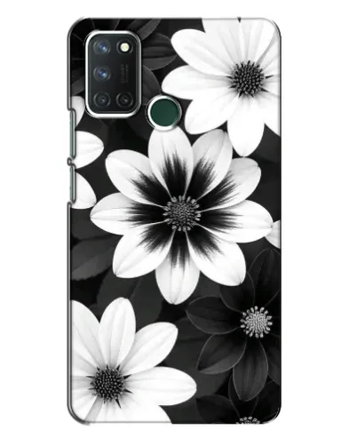 Чехол для Realme 7i с картинкой «Монохромные астры» Чехол для Realme 7i с картинкой «Монохромные астры»
