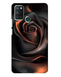 Чехол для Realme 7i с картинкой «Шелковая черная роза» Чехол для Realme 7i с картинкой «Шелковая черная роза»