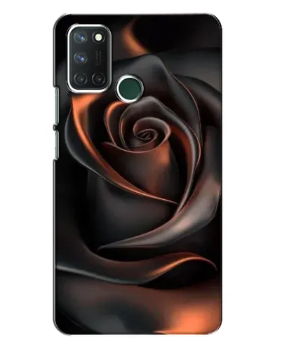 Чехол для Realme 7i с картинкой «Шелковая черная роза» Чехол для Realme 7i с картинкой «Шелковая черная роза»