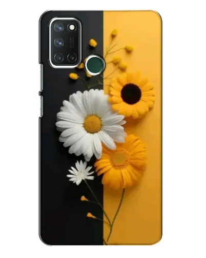 Чехол для Realme 7i с картинкой «Подсолнух и ромашка» Чехол для Realme 7i с картинкой «Подсолнух и ромашка»