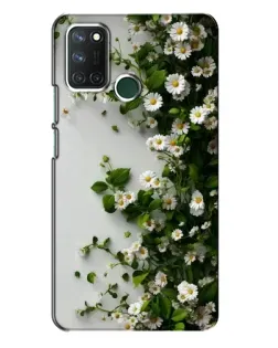 Чехол для Realme 7i с картинкой «Ветка мелких белых цветов» Чехол для Realme 7i с картинкой «Ветка мелких белых цветов»