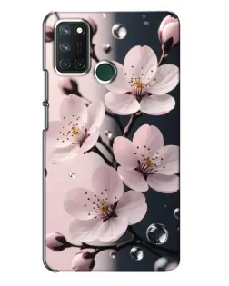 Чехол для Realme 7i с картинкой «Нежная сакура и капли» Чехол для Realme 7i с картинкой «Нежная сакура и капли»