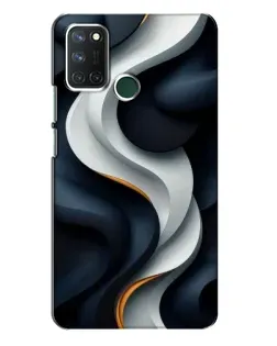 Чохол для Realme 7i з картинкою «Об'ємні чорно-білі стрічки» Чохол для Realme 7i з картинкою «Об'ємні чорно-білі стрічки»