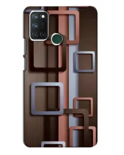 Чохол для Realme 7i з картинкою «Коричневі об'ємні квадрати» Чохол для Realme 7i з картинкою «Коричневі об'ємні квадрати»