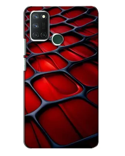 Чехол для Realme 7i с картинкой «Красная глянцевая сетка» Чехол для Realme 7i с картинкой «Красная глянцевая сетка»