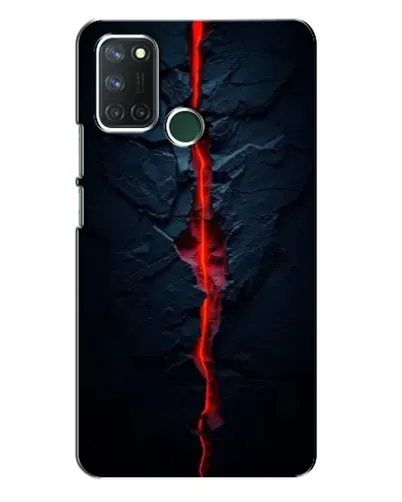 Чехол для Realme 7i с картинкой «Kрасная лавовая трещина» Чехол для Realme 7i с картинкой «Kрасная лавовая трещина»