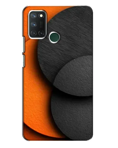 Чехол для Realme 7i с картинкой «Геометрия оранжевых кругов» Чехол для Realme 7i с картинкой «Геометрия оранжевых кругов»