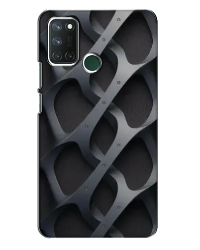 Чехол для Realme 7i с картинкой «Объемное серое плетение» Чехол для Realme 7i с картинкой «Объемное серое плетение»