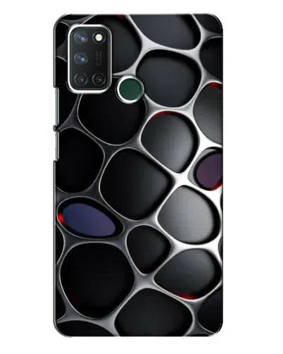 Чехол для Realme 7i с картинкой «Объемная темная решетка» Чехол для Realme 7i с картинкой «Объемная темная решетка»