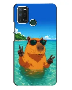 Чохол для Realme 7i з картинкою «Морська капібара»