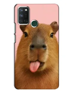 Чохол для Realme 7i з картинкою «Капібара з язиком»