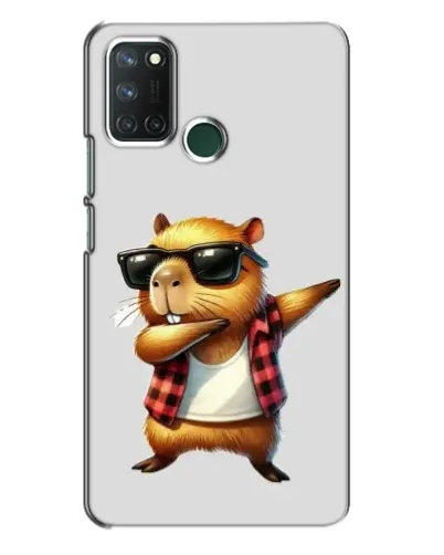 Чехол для Realme 7i с картинкой «Капибара рэпер даб» Чехол для Realme 7i с картинкой «Капибара рэпер даб»