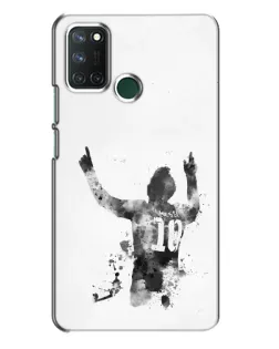 Чохол для Realme 7i з картинкою «Чорно-білий силует Мессі» Чохол для Realme 7i з картинкою «Чорно-білий силует Мессі»