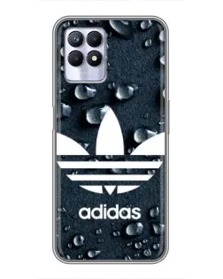 Чехол для Realme 8 Pro с картинкой «Adidas Trefoil Blue» Чехол для Realme 8 Pro с картинкой «Adidas Trefoil Blue»