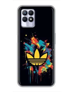 Чехол для Realme 8 Pro с картинкой «Adidas Splash» Чехол для Realme 8 Pro с картинкой «Adidas Splash»