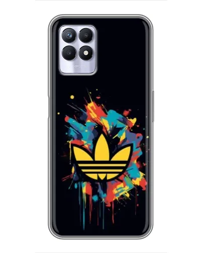 Чехол для Realme 8 Pro с картинкой «Adidas Splash»