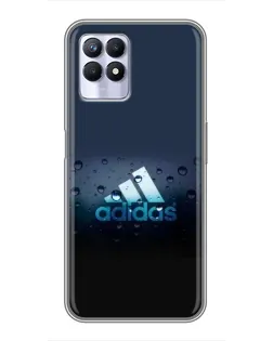 Чехол для Realme 8 Pro с картинкой «Adidas Water Drops» Чехол для Realme 8 Pro с картинкой «Adidas Water Drops»