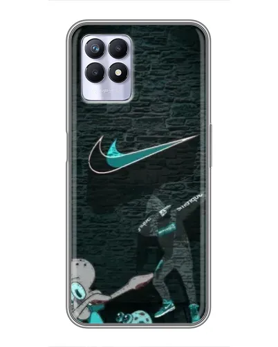 Чехол для Realme 8 Pro с картинкой «Спортивный арт Nike»