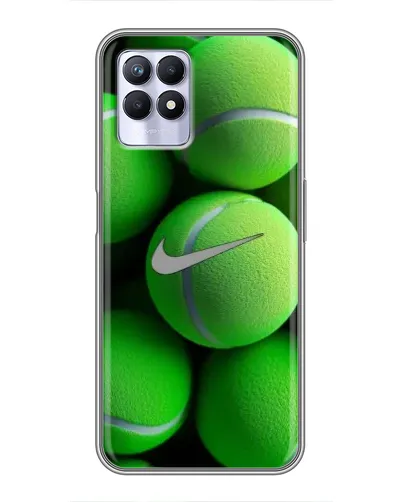 Чехол для Realme 8 Pro с картинкой «Теннисные мячи Найк»