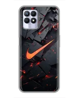 Чохол для Realme 8 Pro з картинкою «Nike — ефект розломів» Чохол для Realme 8 Pro з картинкою «Nike — ефект розломів»