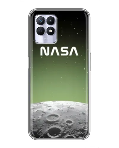 Чехол для Realme 8 Pro с картинкой «NASA — лунный градиент»