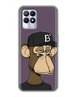 Чехол для Realme 8 Pro с картинкой «Bored Ape в кепке»