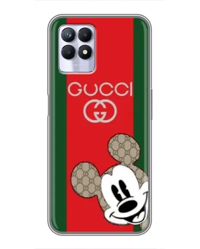 Чехол для Realme 8 Pro с картинкой «Gucci — полосы и Микки» Чехол для Realme 8 Pro с картинкой «Gucci — полосы и Микки»