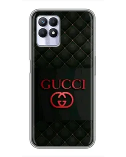 Чехол для Realme 8 Pro с картинкой «Gucci — стеганый черный»